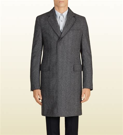 gucci coat long|men's gucci overcoat.